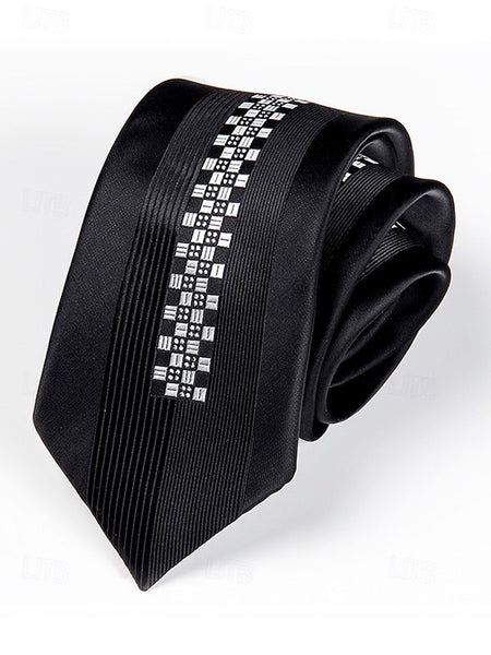 6cm Pattern - Men's Narrow Positioning Tie Stripe FashionChic