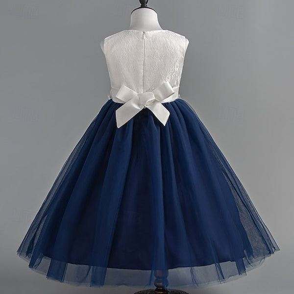 Party Wedding Kids Dress Floral Sleeveless Girls' Special FashionChic