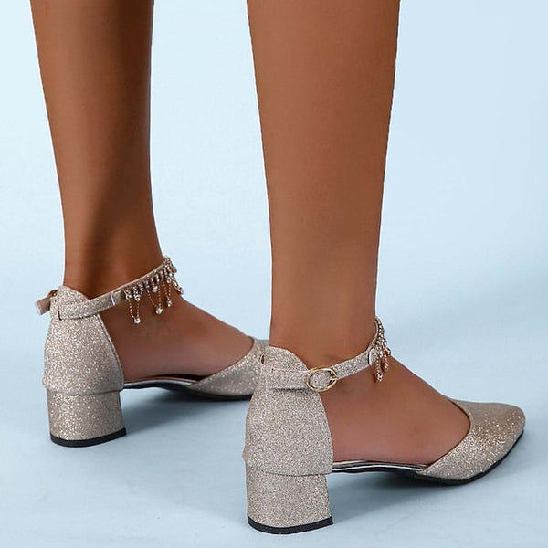 Elegant Bridal Bridesmaid Women's Wedding Pumps Shoes FashionChic