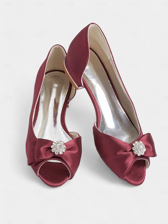 in satin sparkling flats luxurious crafted Elegant a with FashionChic