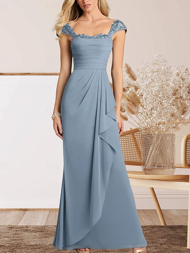 the Elegant Mother Guest A-Line Wedding Dress Bride of FashionChic