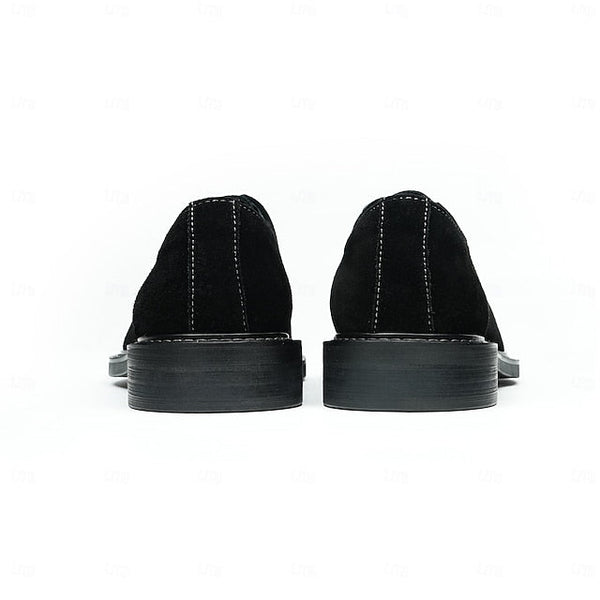 Suede Oxford Cowhide - Leather Genuine Dress Men's Shoes FashionChic