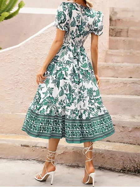Women's Midi Dress Casual Dress Swing Dress A Line Dress FashionChic