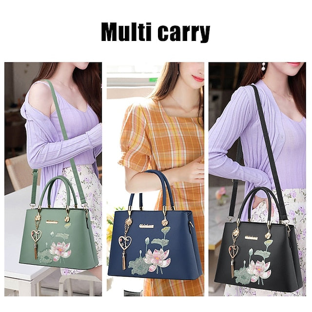 Bag PU Crossbody Handbag Women's Shoulder Boston FashionChic