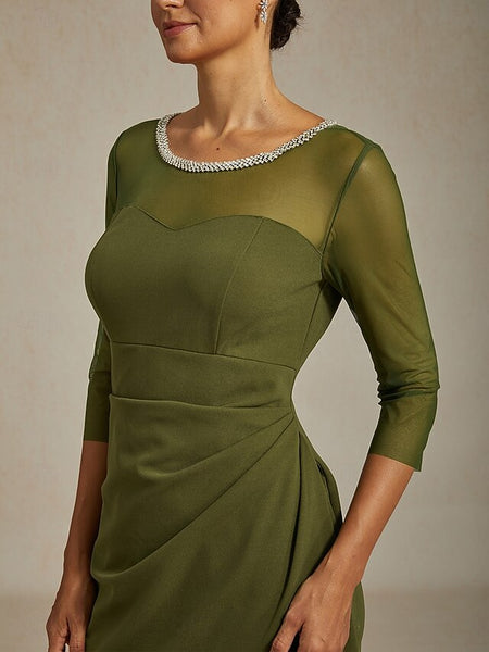 Women's Maxi Dress Sheath Dress Elegant Party Formal Solid FashionChic