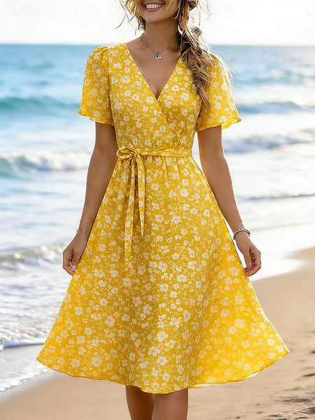 Women's Midi Dress Casual Dress A Line Dress Elegant FashionChic