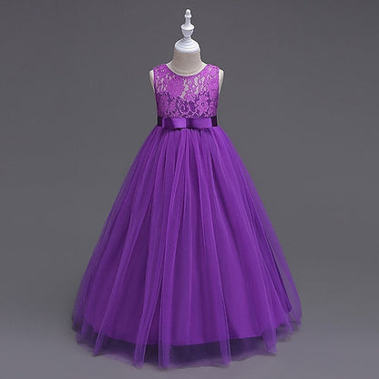 Girls' Kids Solid Cosplay Color Dress Party FashionChic