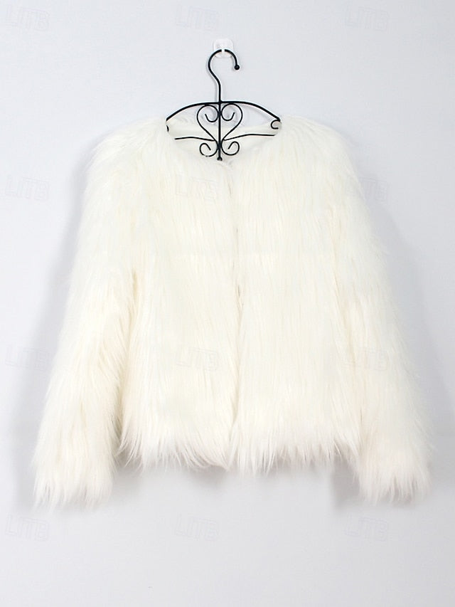 Comfortable Furs Faux Fur Warm Leathers Coat Women's FashionChic