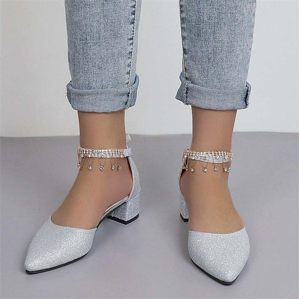 Elegant Bridal Bridesmaid Women's Wedding Pumps Shoes FashionChic