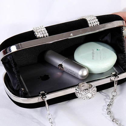Bags Bag Women's Wristlet Velvet Evening Clutch FashionChic