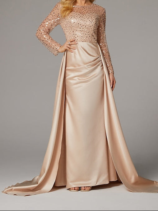 Masquerade Gown Dress Mermaid Carnival Floor Elegant Evening FashionChic