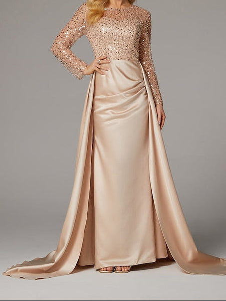 Masquerade Gown Dress Mermaid Carnival Floor Elegant Evening FashionChic