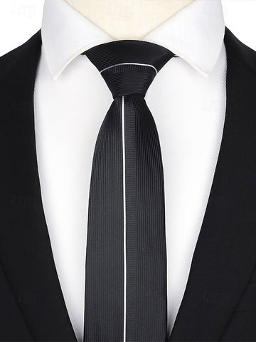 6cm Pattern - Men's Narrow Positioning Tie Stripe FashionChic