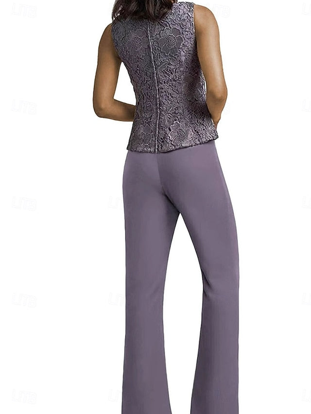 Mother Pantsuit Guest the Dress Elegant Simple Wedding Bride of FashionChic