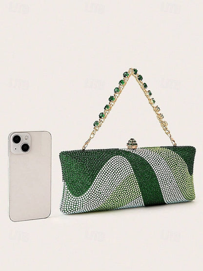 Evening Chain with Clutch Crystal Women's Strap Bag FashionChic