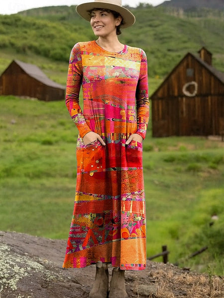Women's Maxi Dress T Shirt Dress Tee Dress Casual Daily FashionChic