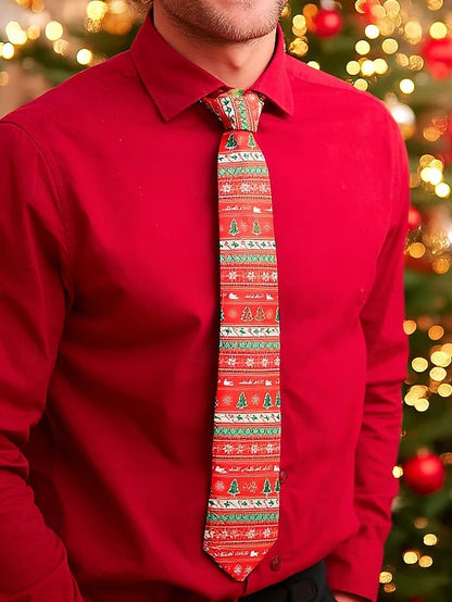 Christmas Neckwear Fun Ties Men's Festive Holiday – and FashionChic