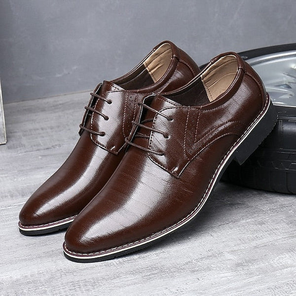 Oxfords Shoes Dress Business Men's Classic Derby FashionChic