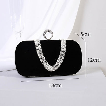 Bags Bag Women's Wristlet Velvet Evening Clutch FashionChic