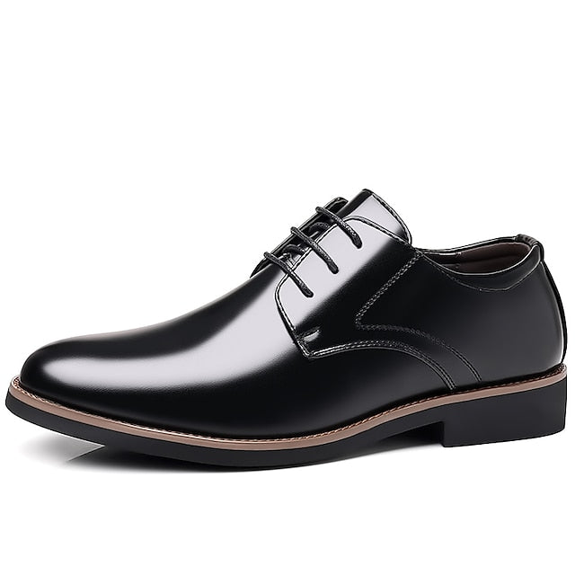 Men's Leather Shoes Oxfords Formal Derby FashionChic