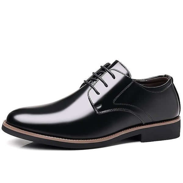 Derby Oxfords Leather Formal Shoes Men's FashionChic