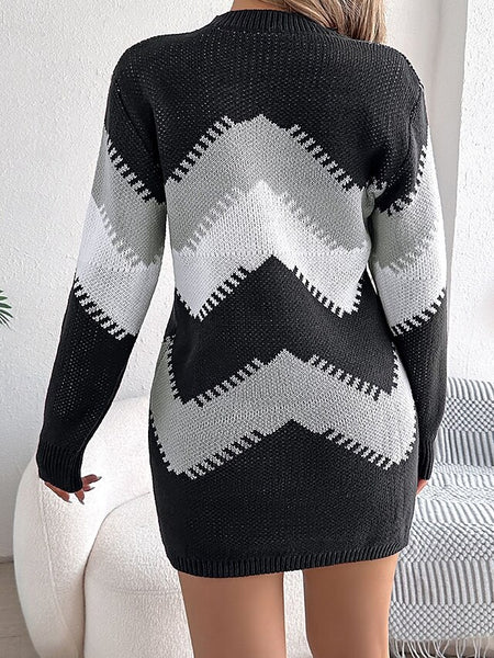Women's Mini Dress Sweater Dress Fashion Modern Daily
