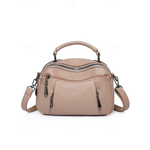 Crossbody Leather Faux Bag Women's FashionChic
