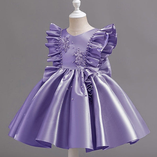 Floral Dress Sleeveless Toddler Wedding Girls' Party FashionChic