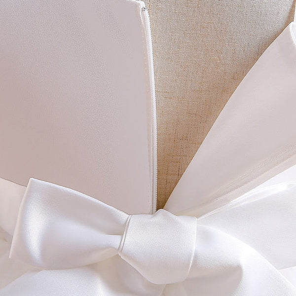 Kids Sleeveless Color Formal Girls' Dress Party Solid FashionChic