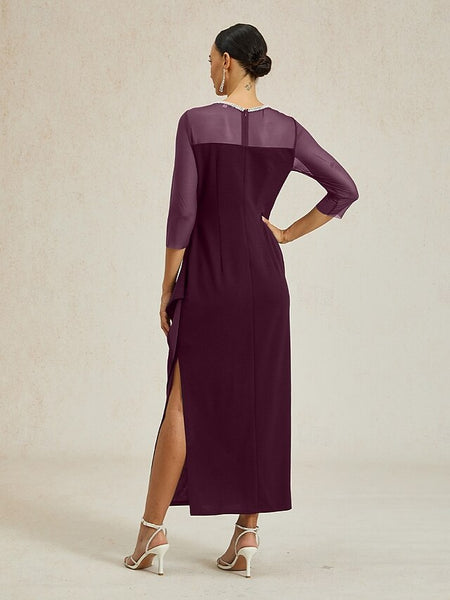 Women's Maxi Dress Sheath Dress Elegant Party Formal Solid FashionChic