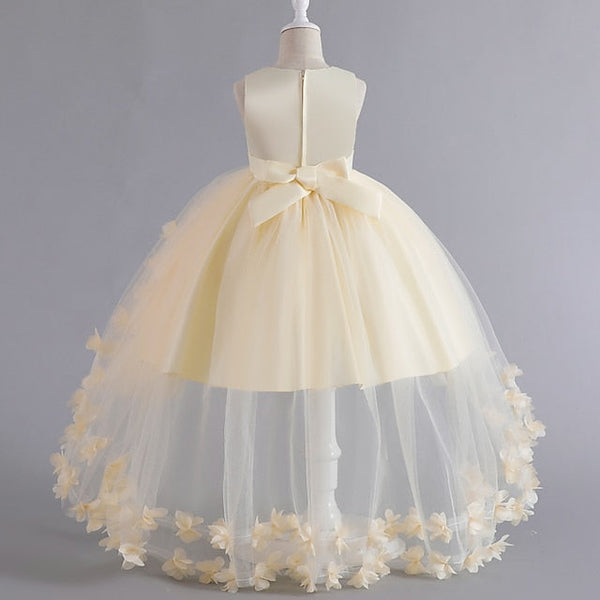 Toddler Solid Dress Color Party Girls' Sleeveless FashionChic