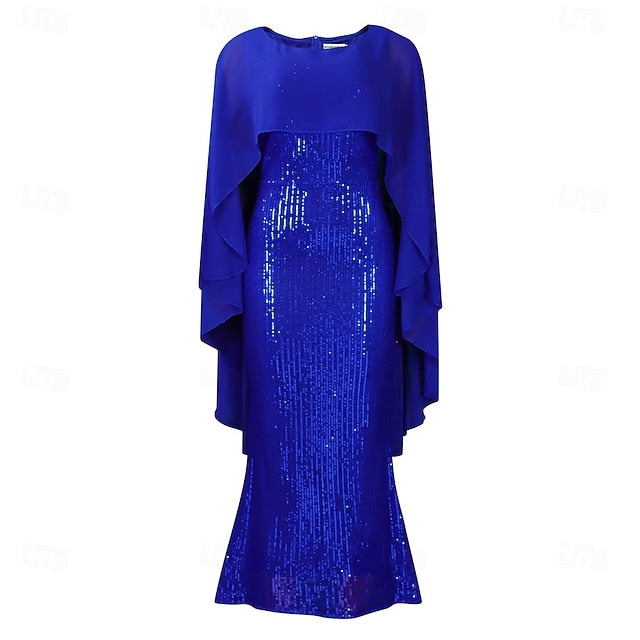 Dress the Crew of Mother Length Elegant Neck Floor Bride FashionChic