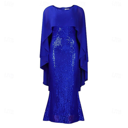 Dress the Crew of Mother Length Elegant Neck Floor Bride FashionChic