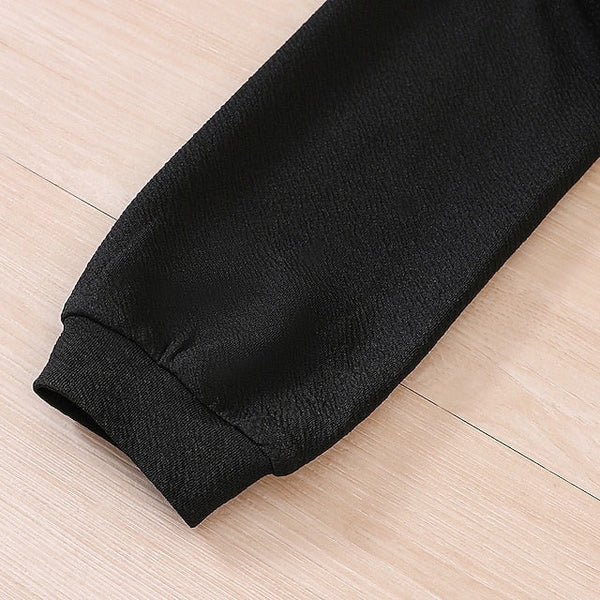 Pieces Girls' Suits 2 Dress Kids Long Color Set Block FashionChic