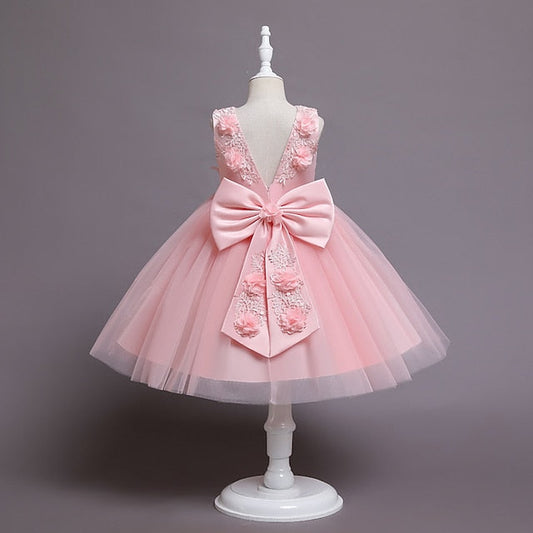 Girls' Flower Wedding Party Girl Dress FashionChic
