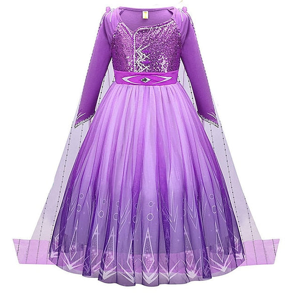 Theme Princess Girl Party Fairytale Flower Anna Frozen Dress FashionChic