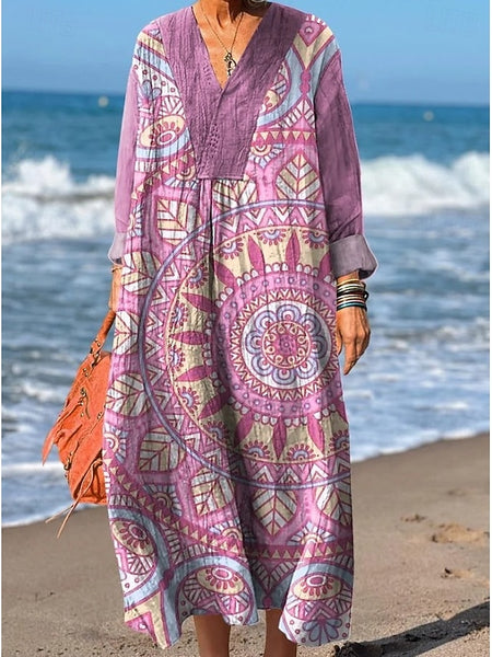 Women's Maxi Dress Sundress A Line Dress Vacation Casual