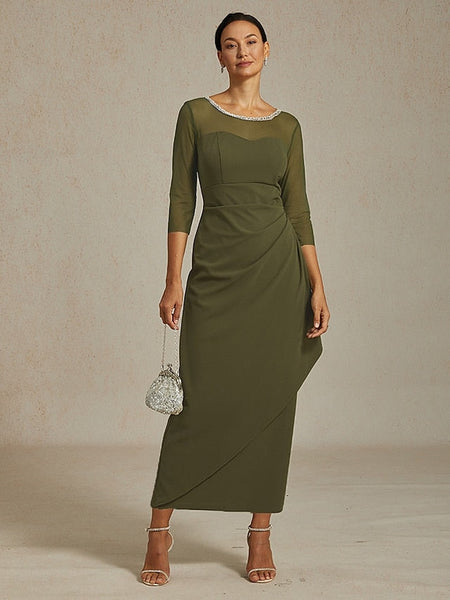Women's Maxi Dress Sheath Dress Elegant Party Formal Solid FashionChic