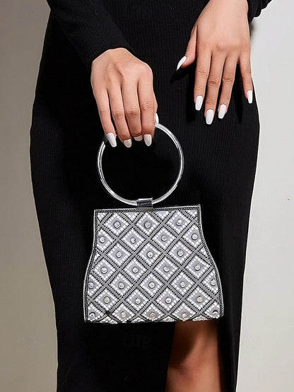 – Embellished Clutch Women's Rhinestone Bag Evening FashionChic