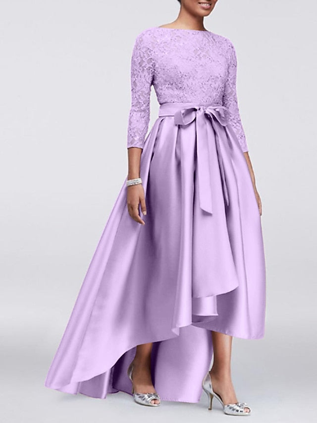 Mother Elegant Size the of Bride Plus Wedding Dress A-Line Guest FashionChic