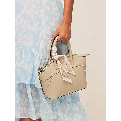 Daily Holiday Handbag Bag Women's Office PU Leather Bucket FashionChic