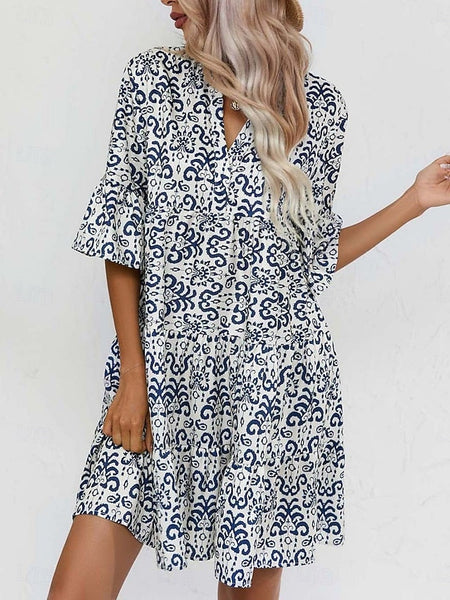 Women's Mini Dress Casual Dress Boho Chic Dresses A Line FashionChic