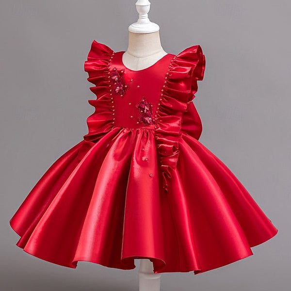 Floral Dress Sleeveless Toddler Wedding Girls' Party FashionChic