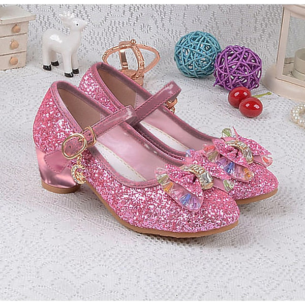 Girls' Party Princess Glitter Mary Sparkling – Shoes Jane FashionChic