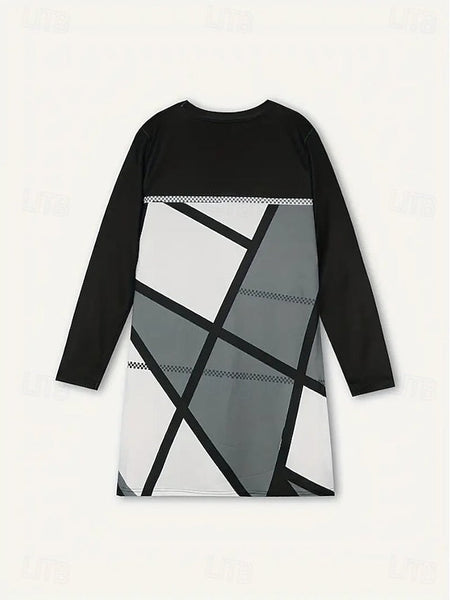 Women's Mini Dress T Shirt Dress Tee Dress Shift Dress FashionChic