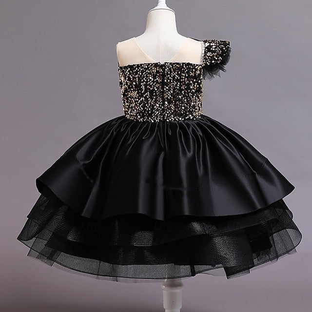 Sequin Girls' Party Dress Sleeveless Wedding Kids FashionChic