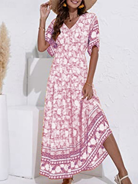 Women's Maxi Dress A Line Dress Vacation Casual Boho
