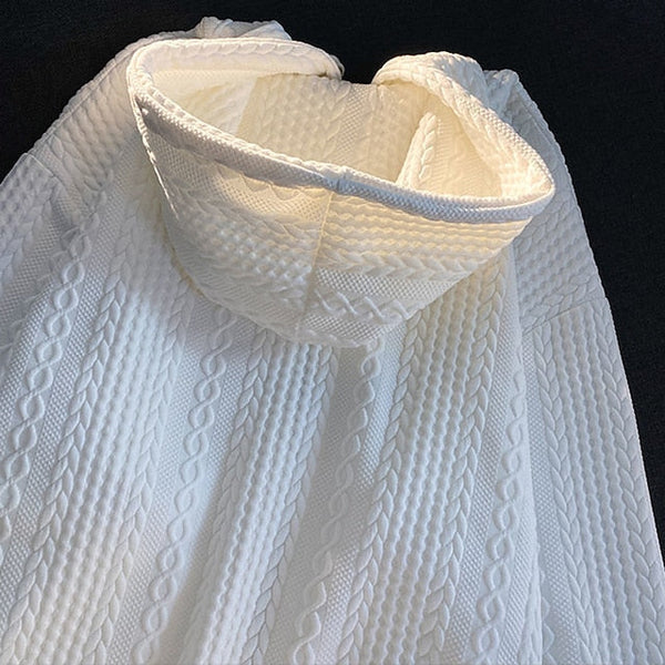 Women's Zip Up Hoodie Sweatshirt Active Sportswear Textured FashionChic