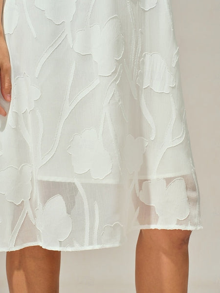 Women's Knee Length Dress Chiffon Dress Elegant Casual FashionChic