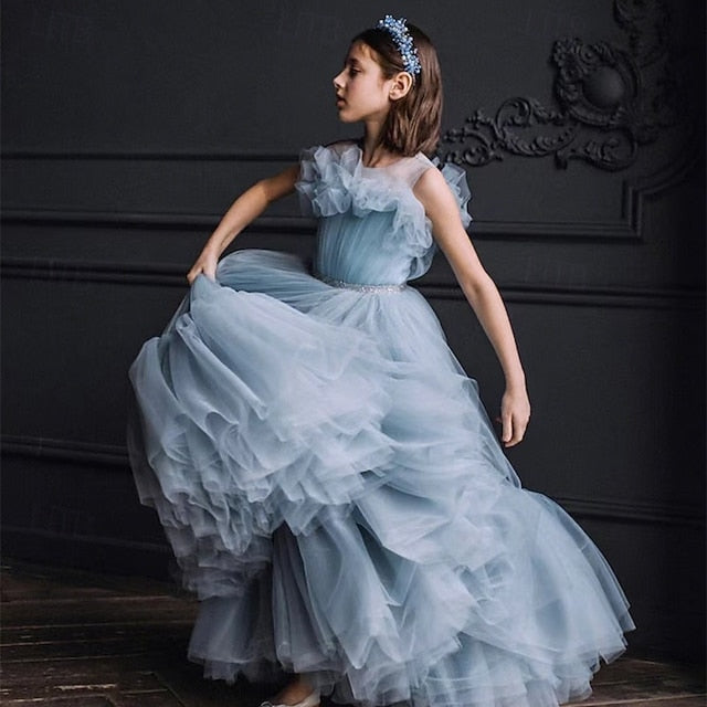 Princess Flower Girls' Kid's Girl Dress FashionChic
